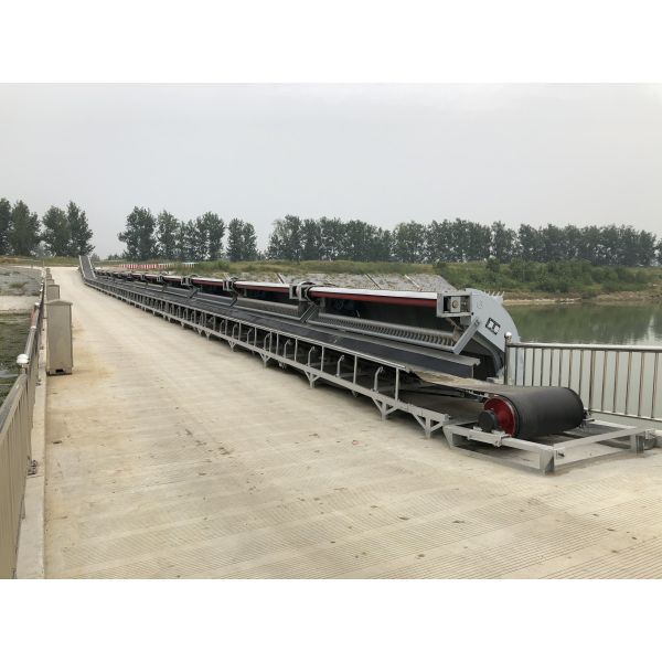 650mm Transport Algae Belt Conveyer Machine With Drive Pulley