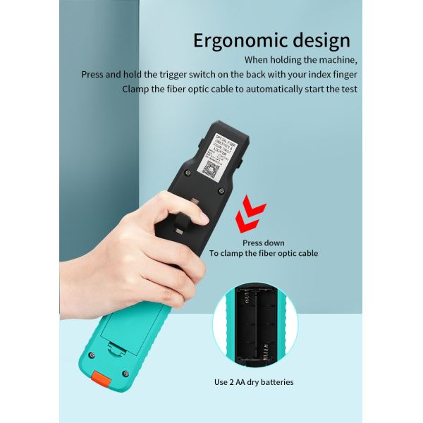 AUA-40 Fiber Optic Identifier Handheld 800nm-1700nm SM And MM