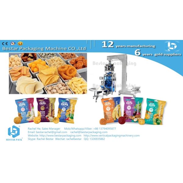 Breadsticks automatic weighing and pillow bag packing machine