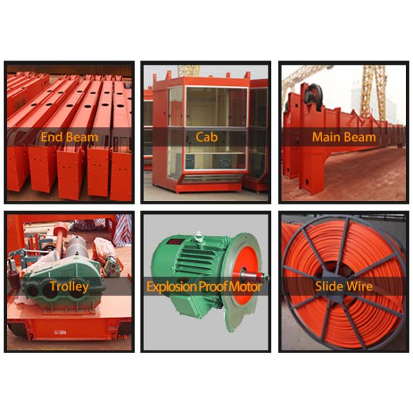Flexible QB Overhead Bridge Crane , 30T Explosion Proof Double Girder Bridge Crane