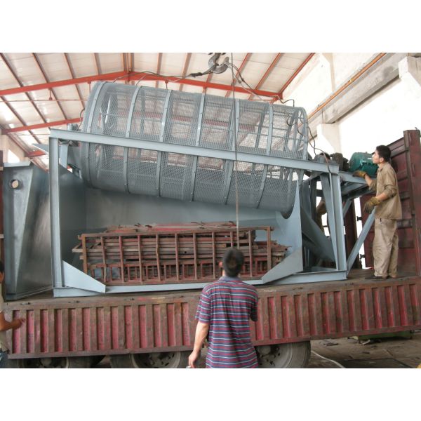 Self Cleaning Trommel Rotary Screen for Sieving 80 Mesh Crystalline Flake Graphite Powder