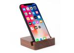 5200mAh Wooden Power Bank , Wireless Charging Bank With Holder Function