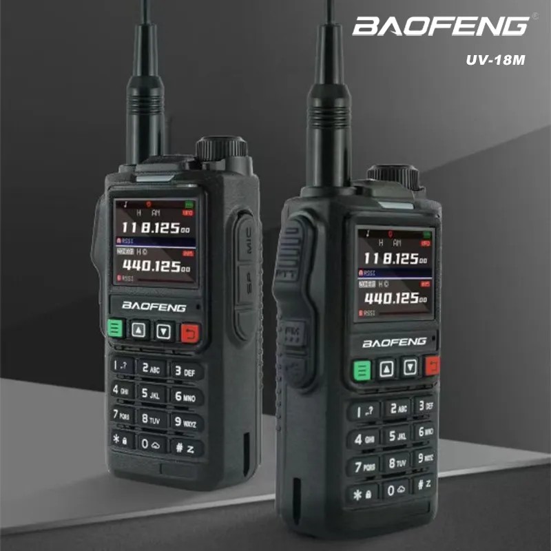 Stable 7.2V Long Range Walkie Talkie VHF UHF UV-18 Multipurpose