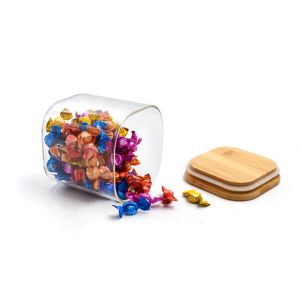 China 500ml Mildewproof Glass Pantry Storage Containers For Kitchen on sale