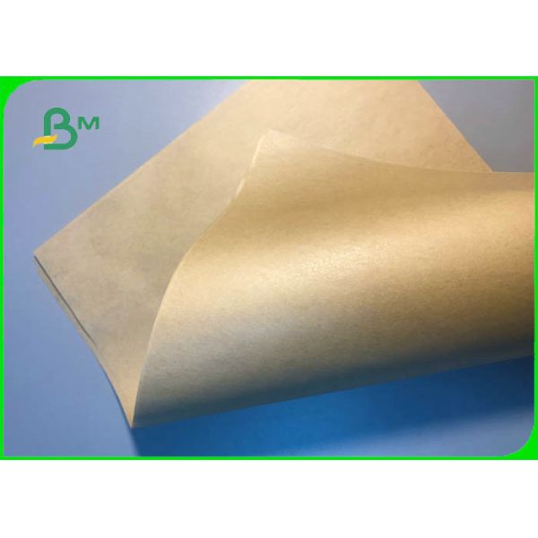 pe coated kraft paper Greaseproof 40gsm + 10g One Side PE Coated Kraft Paper For Packing Food
