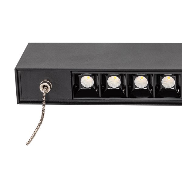 Pull Chain Switch Linear Smart Led Ceiling Light IP30 CRI 82 SMD3030