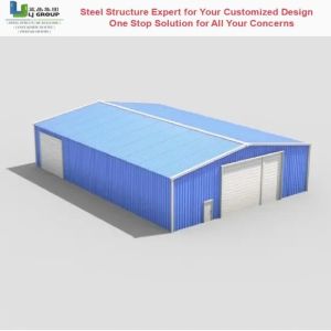 Buy cheap Q355 Prefabricated Steel Warehouse Building with Fireproof Design product