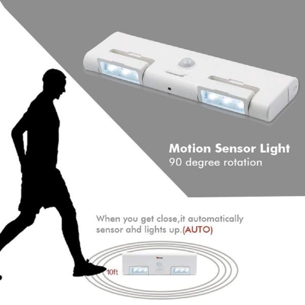 Bar Type 0.8W 450mA Cordless Under Cabinet Light / Battery Operated Sensor Night Light
