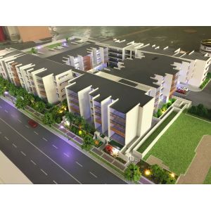 Abs and acrylic material architectural scale model making in China