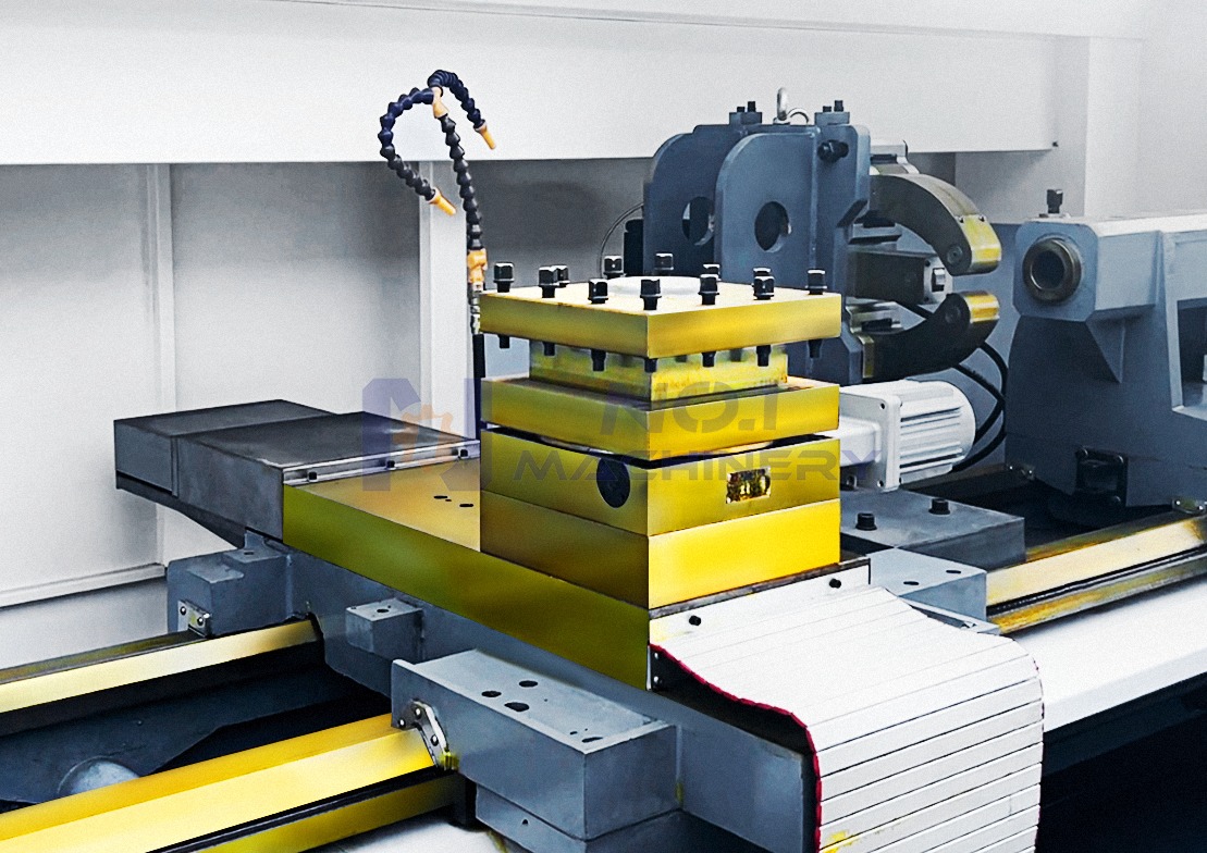Custom CK6180 Flat Bed CNC Lathe Machine 4 Meter Horizontal Metal Turning Machine