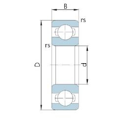 SS6800 Deep Groove Ball Bearings