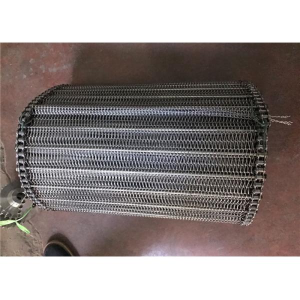 SS304 316 316L Spiral Wire Metal Mesh Belt High Temperature Resistance