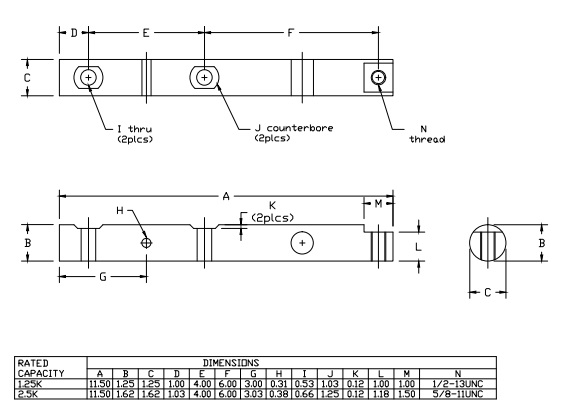 Shearbeam Load Cell WBL-33