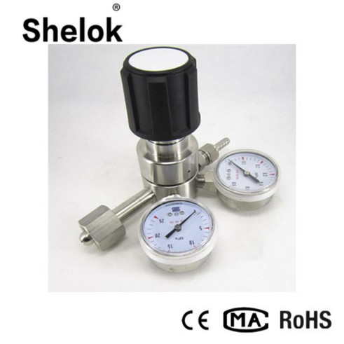 High pressure two stage 316SS Back regulating valve regulator valve