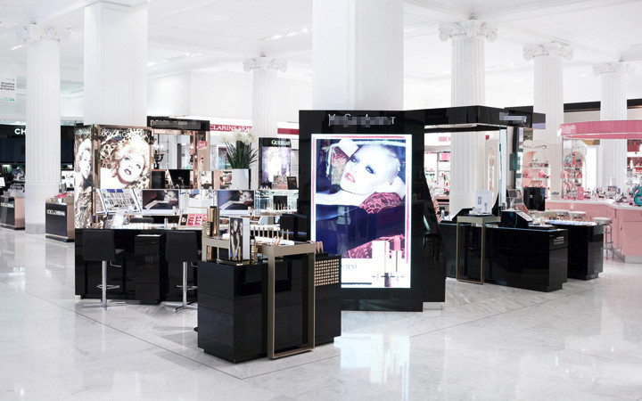 Buy cheap Combination Metal Display Stands Customized Lipstick Display Rack product
