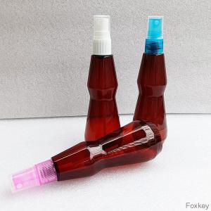 China Plastic Conical Mini Mist Spray Bottle 100ml 3OZ S Shape Thin Waist on sale