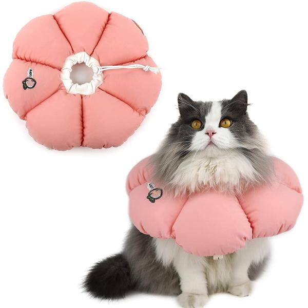 H HIDREAM Cat Cone Collar pink