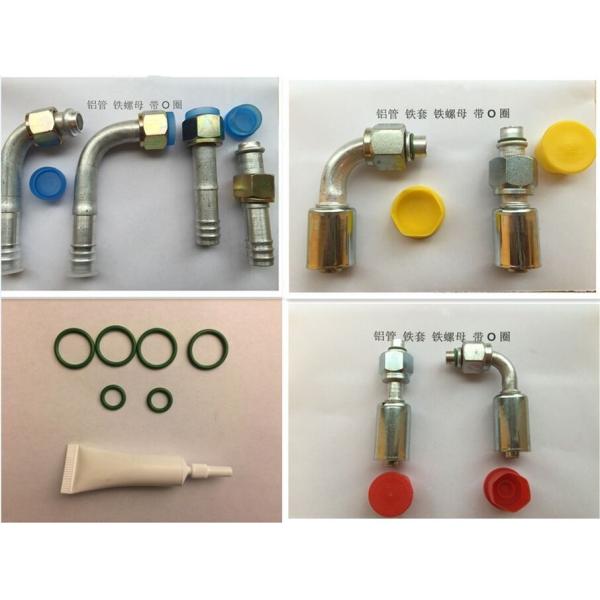 #6 #8 #10 #12 R134a Straight Barbed O-Ring Female Fitting for AC Air Conditioning Reduced Barrier Hose