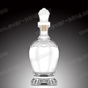 Buy cheap Heavy Base Luxury 1500g 1 Liter Glass Liquor Bottles product