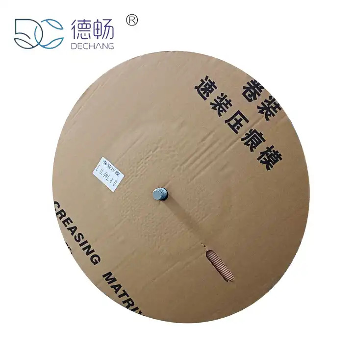 Direct Factory Sale Die Cutting Creasing Matrix Adhesive Plastic Base PVC Roll packing Creasing Matrix