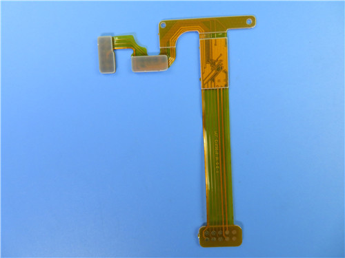 Multilayer Flexible Printed Circuit 4-layer FPC on Polyimide With FR4 Stiffener and Immersion Gold for Digital Electroni