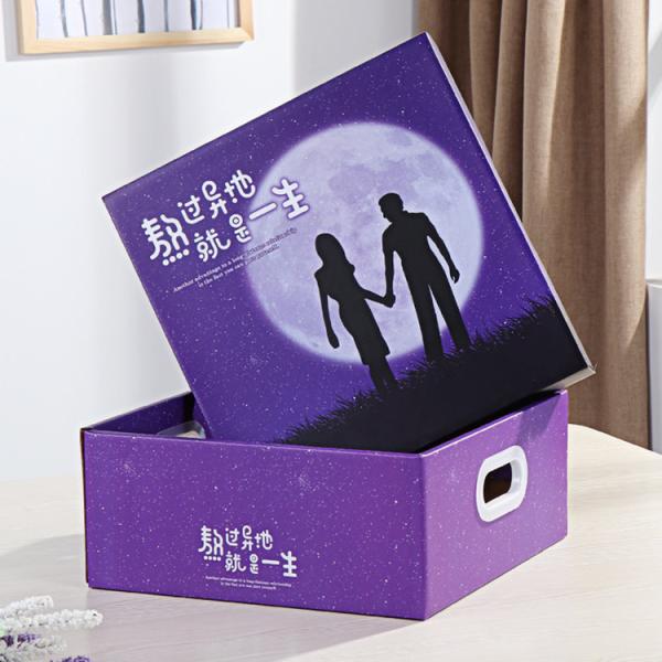 Personalised Design Carton Packaging Boxes For Valentine Snacks And Dessert