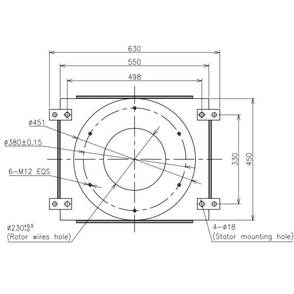 500VAC 800A High Current Slip Ring Long Lifespan For Drilling Platform Cranes