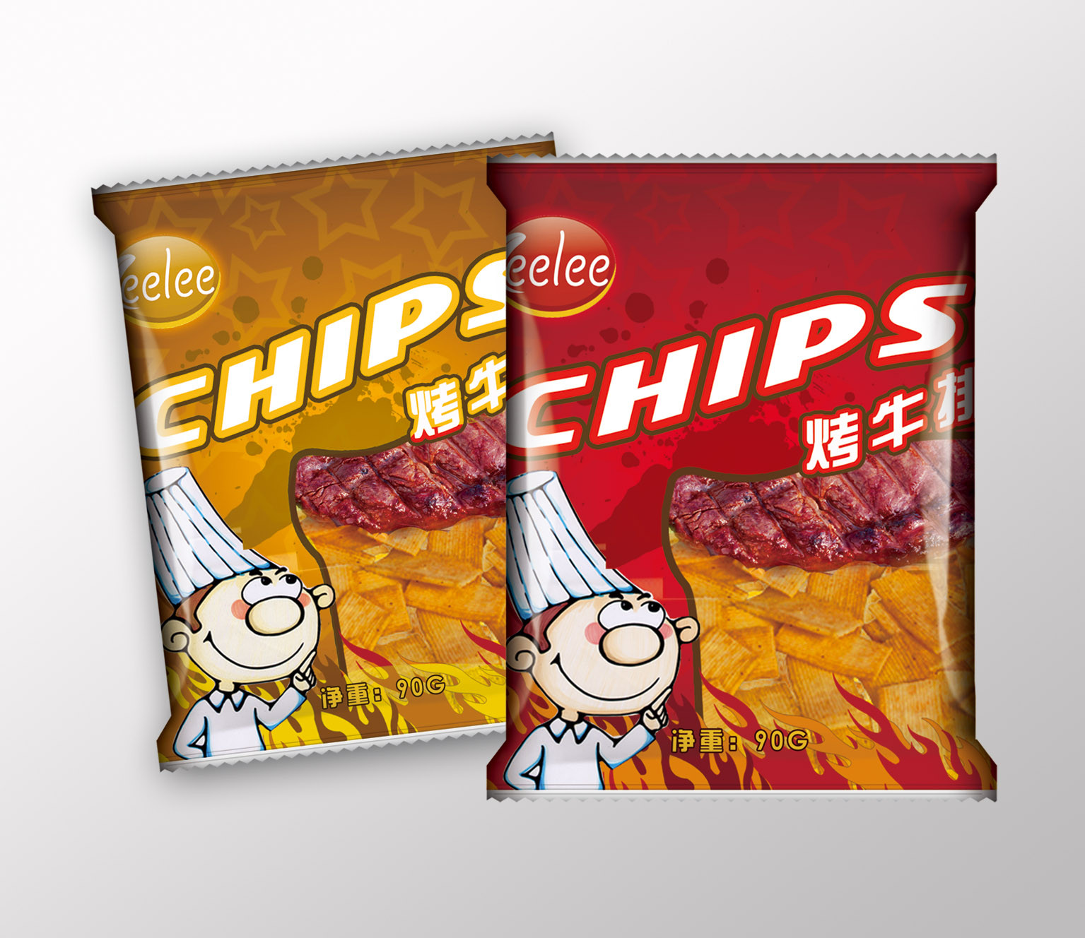 Buy cheap Customized Potato Chips Plastic Packaging Bags with Heat Seal product