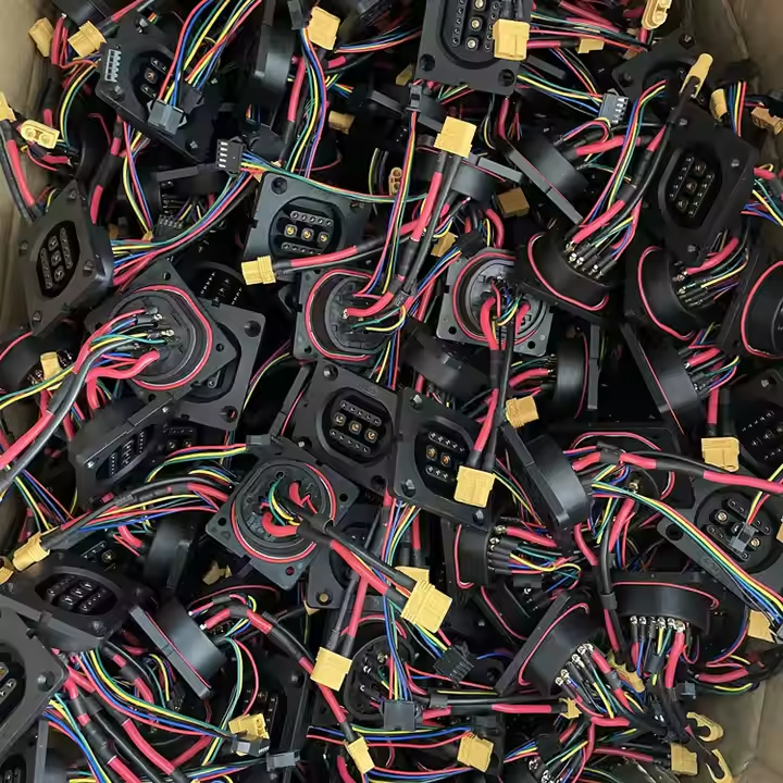 Electric Motorcycle Bicycle Ebike Battery Connector Stackable Battery Pack Connector 3+10 Pin