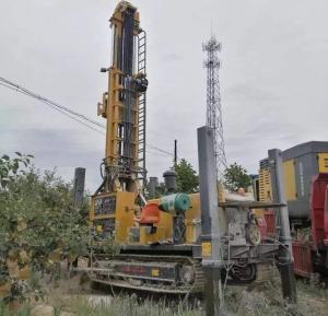 Hydraulic 35m/H 400m Water Well Drilling Rig Top Head Drive