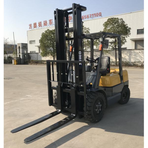 3.5t Diesel Forklift with Triplex Container Mast and Side Shift