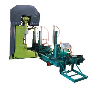Buy cheap MJ3210 Vertical Saw Machine Woodworking Band Saw Vertical Sawmill with Carriage for sale product