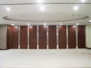 China Hotel Banquet Hall Acoustic Movable Walls Floor To Ceiling Track Aluminium Wheel on sale