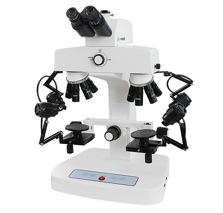 Forensic Comparison Microscope with 2x~240x Magnification LED Illumination and CE Certification for Laboratory Research