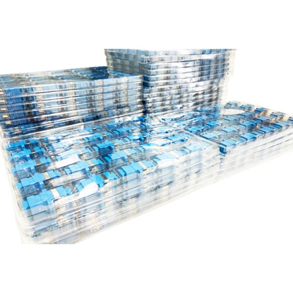 ABS CATV SC Simplex Adapter SC UPC SX SM Fiber Optic Cable Adapter Blue