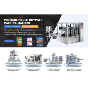 Electric Doypack Packaging Machine With PLC Automatic Operating System General