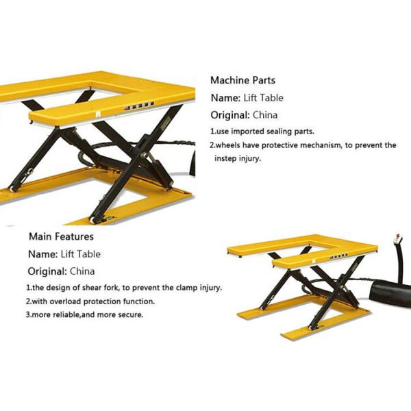Fixed Lifting Platform U-type Platform Single Shear Lifting Electro-Hydraulic Lifting Platform