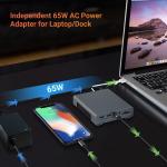 Docking USB Hub Adapter USB Type-C 4K 60hz Monitor HDMI Ethernet RJ45 Docking