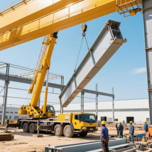 Buy cheap Custom Pre Engineered Steel Warehouse with H-section Beams product