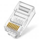 Buy cheap Gold Plated Network Cat5 CAT5e Modular RJ45 Plug Connectors product