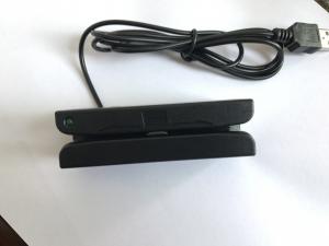 Buy cheap Black Magnetic Card Reader POS Magstripe Credit Card Reader 3Track USB Hi&Lo Co product