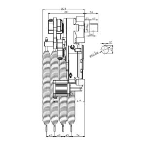 DC24V Heavy Duty Boom Barrier Motor IP55 Rated