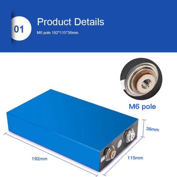 Grade A Micro Li Iron Phosphate Prismatic Lifepo4 Battery Cell 3.2v 25ah 50ah 60ah 150ah