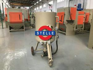 Removable Portable Sand Blasting Machine Oil Containment Removal Aerospace Industry