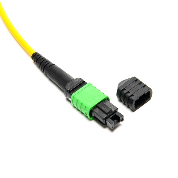 OM3 / OM4 Fiber Optic Patch Cord , MPO Fiber Cable 3mm For CATV