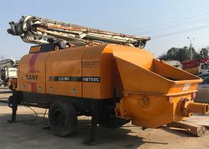 Buy cheap 400M 115KW Used Concrete Trailer Pump , Sany Trailer Mounted Concrete Pump product