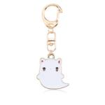 Owl Personalized Bling Wristlet Keychain 50mm Irregular Shaped