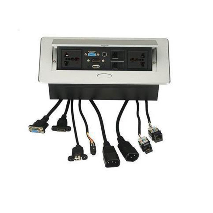Buy cheap Conference Hidden Electrical Outlet Hydraulic Mechanism Smooth Operation product