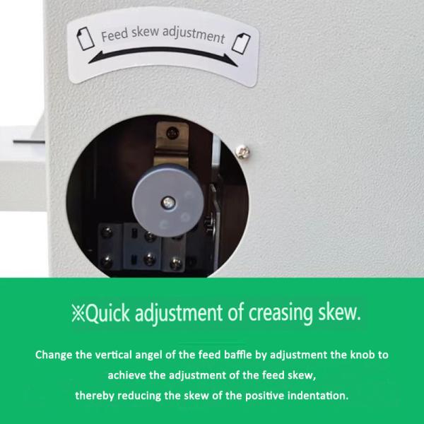 Manual Paper Creasing Perforating Machine , NC350A Auto Digital Creasing Machine
