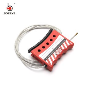 BOSHI Industrial Material Nylon Pa Steel Safety Cable Lockout